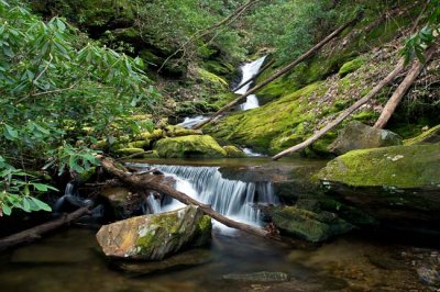 cascades and waterfalls on Laurel Fork 5