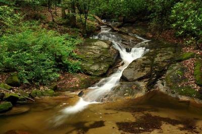 small waterfall on Falls Creek