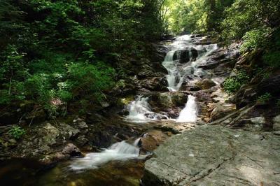 lower waterfall on Big Beartrap Branch