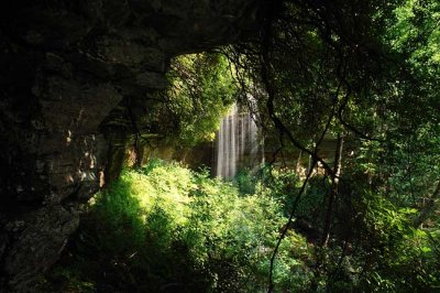 a secret waterfall