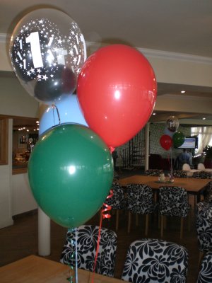 1st birthday balloons clear 1 with black inside greenredpale blue.JPG