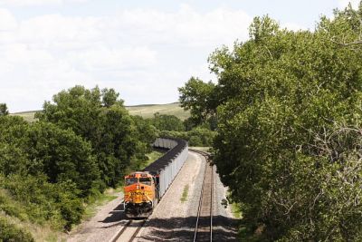 WB BNSF coal Thedford, Ne