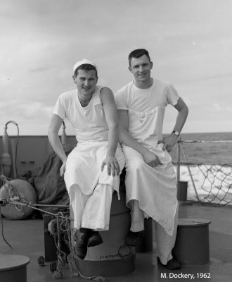  Two Mess Cooks, USS Hugh Purvis,   DD 709