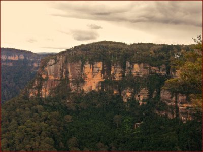 57. The Blue mountains.