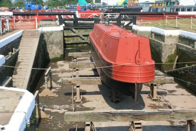 A working dry dock