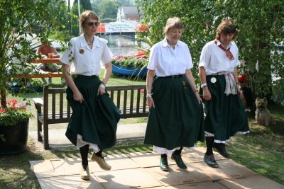 There were entertainments all over the site ...