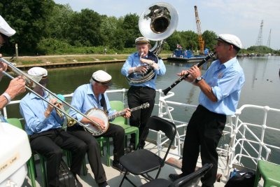 ... and on the boats!