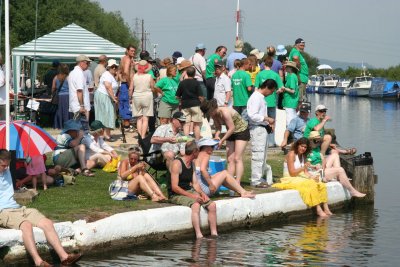 The crowds gather ...