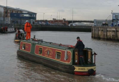 Entering the lock