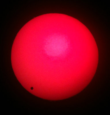 Venus transit - PST w/ iphone camera