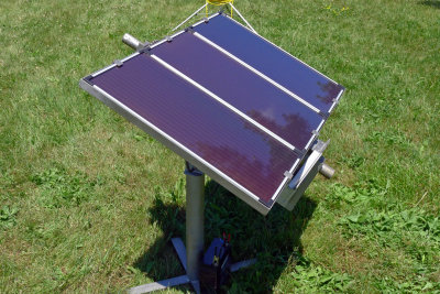 VE3BBN solar with homebrew tracking system