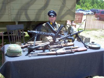 Weapons display