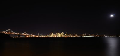 San Francisco at Night from Treasure Island