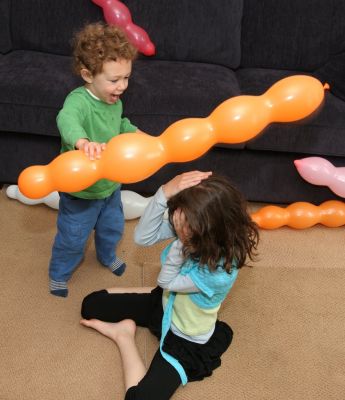Isaac wins at balloon warfare