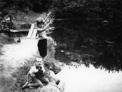 Diane & Joe fishing