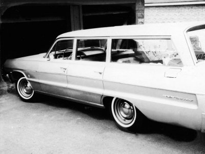 Dads 64 (or 63?) Chevy Bel Air Wagon