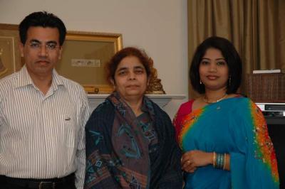 Lizu and Shafiq Bhai with Ammu