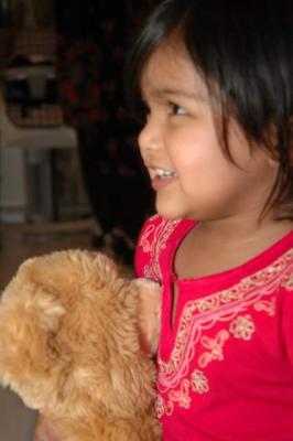 Have you seen Zoya's teddy bear?