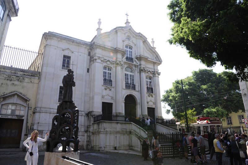 The Church was built on the site where the Saint was born, in 1195