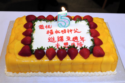 Fr Henry Yeung's 5th ordination anniversary dinner
