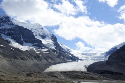 Columbia Icefield (sad to see the glacier has retreated that much)