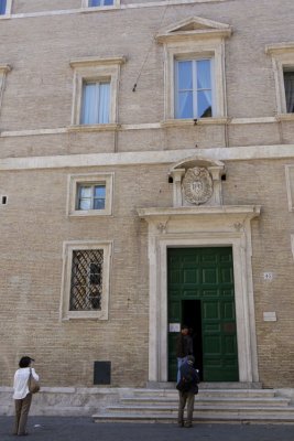 entrance to the rooms of St Ignatius