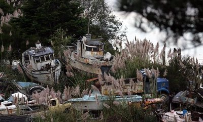 Fort Bragg Boat Graveyard