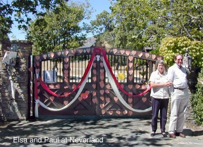 Elsa and Paul Verbyla at Neverland