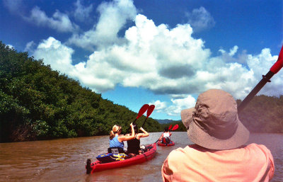 Kayak Trip, Huleia River, South of Lihue