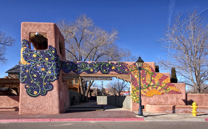 Gateway to Old Town - Albuquerque, New Mexico