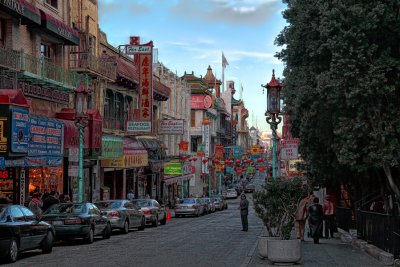 China Town Shadow - San Francisco, California