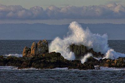 Waves and Rocks - Pacific Grove, California