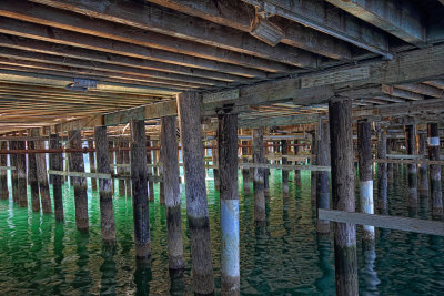 Under the Pier - San Luis Pier - San Luis Bay, California