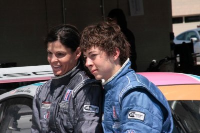 Mother and son racers