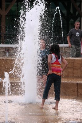 You play in water, you get a wet butt!