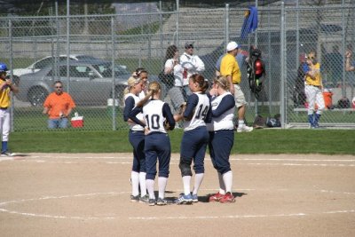 A bunch of blue butts