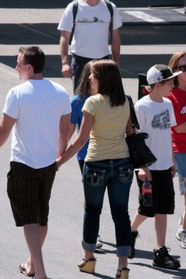 Hand holding butts