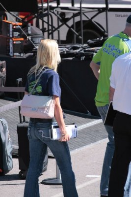 A blonde butt