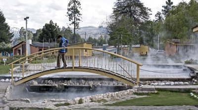 Aguas termales en Baos del Inca, Cajamarca.