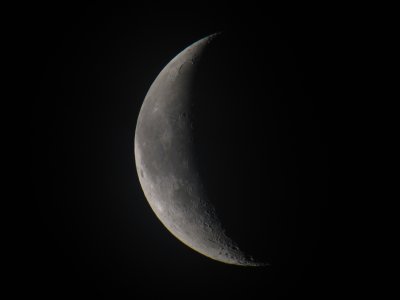 2012/04/16 Misty morning moon at 4:21 am