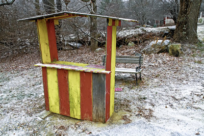 Lemonade Stand in Winter