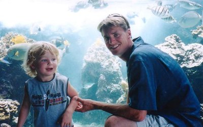 Scott and Riley in Hawaii