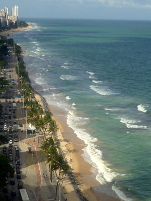 A VISTA DA PRAIA DE BOA VIAGEM  P1040559.JPG