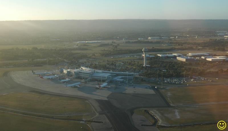 Perth international airport terminal