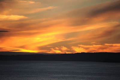 Sunset over Lake Villarrica Pucn Chile.jpg