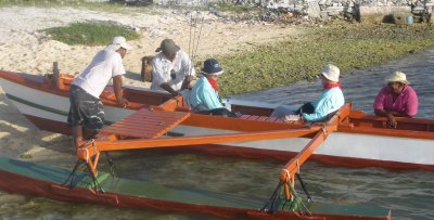 Flats skiff Christmas Island