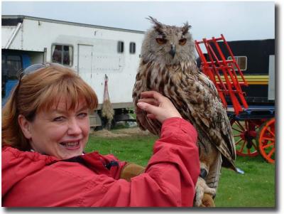 Carol & Eagle Owl