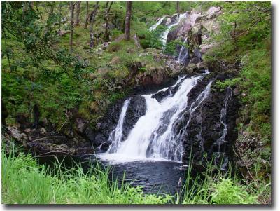 Rhaeadr Du Waterfall