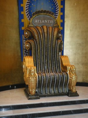 King Neptune's Chair in Atlantis