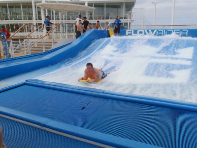 First ride on the FlowRider